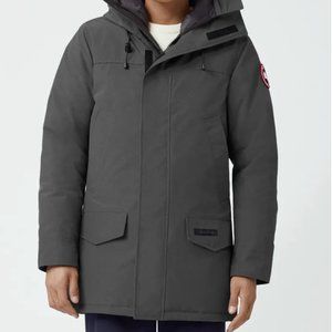 Men's Canada Goose Langford Parka Fusion Fit Heritage in Graphite Size S